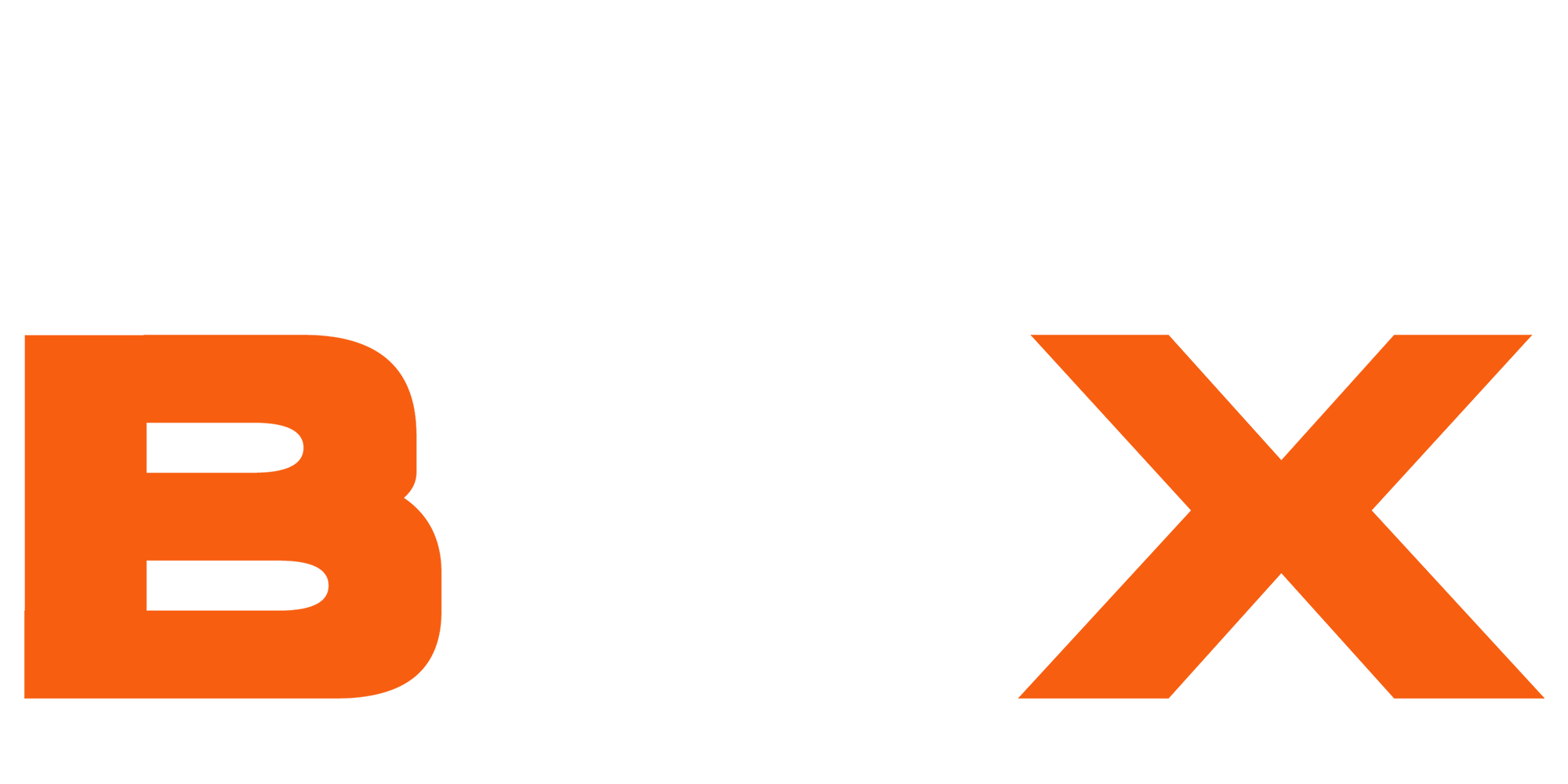 Action BOX Logo in White PNG