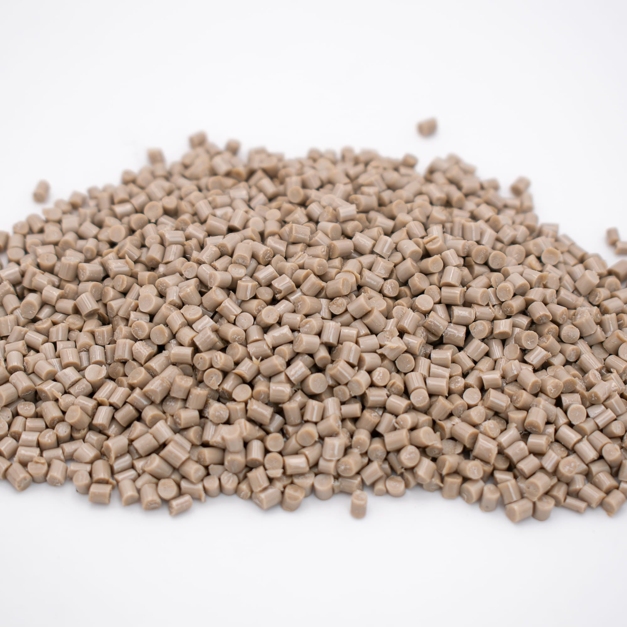 PEEK plastic pellets for use with injection molders for injection molding. Sold by Action BOX. Extreme heat resistant and rigid.