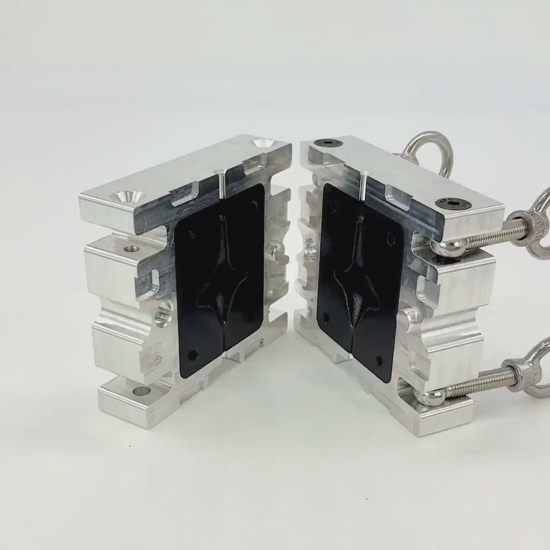 Mold backers for INJEKTO 3 by Action BOX for use with FDM or resin 3D printed molds or aluminum metal molds
