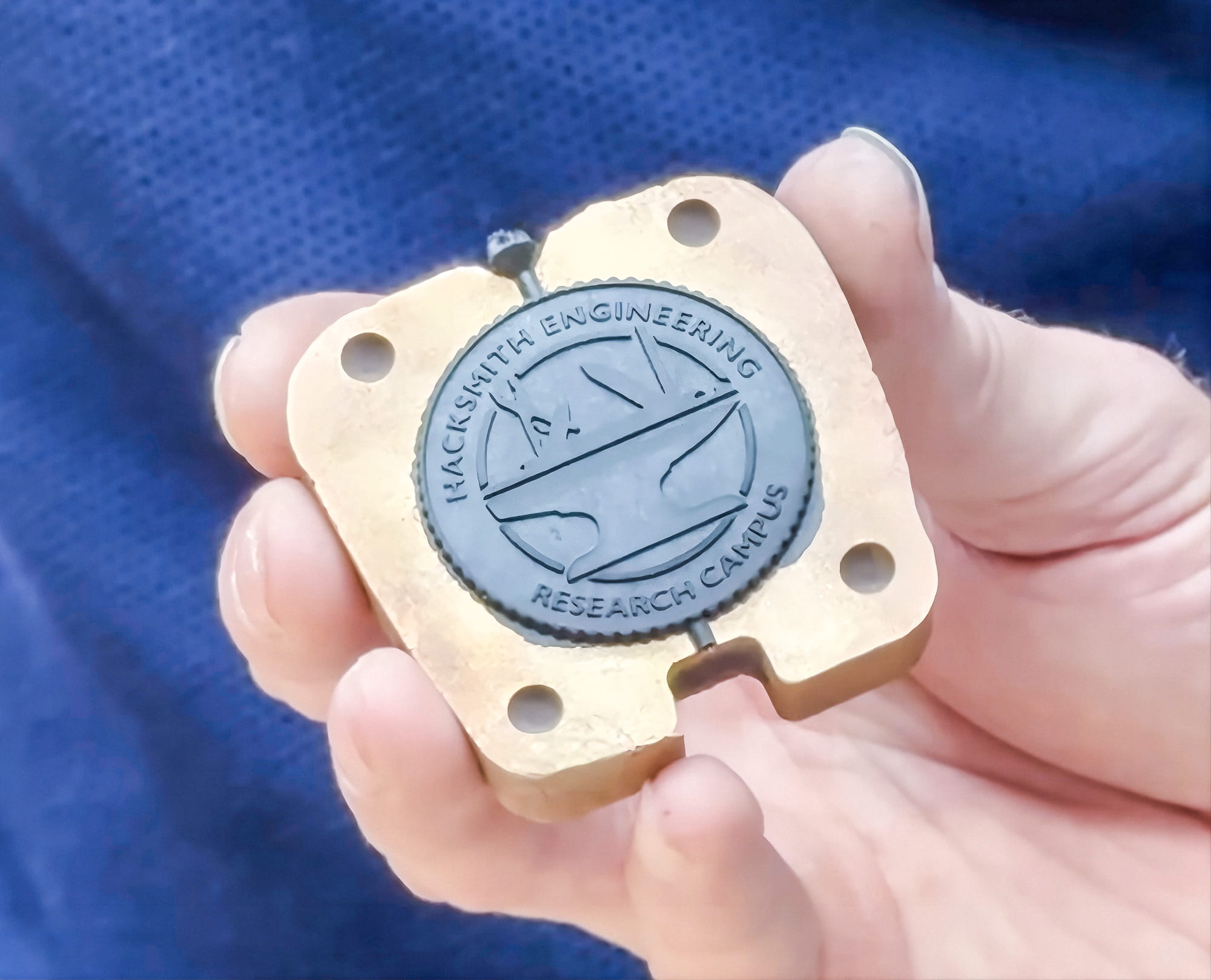 Hacksmith Challenge Coin mold made of MASTE by Action BOX