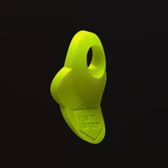 Spinning model of Hero Co.'s Hit Hero prototyped on Action BOX INJEKTO 3