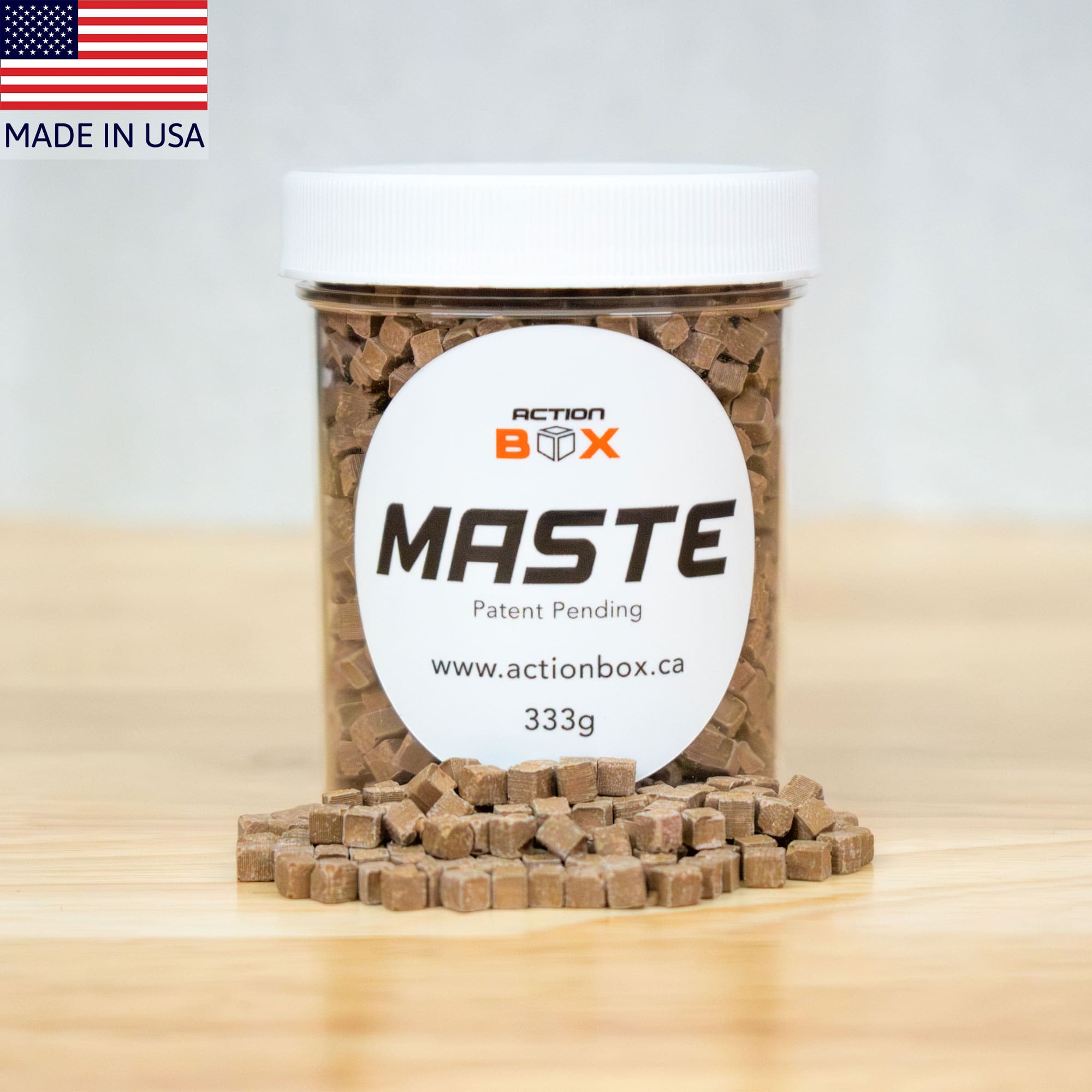 MASTE Bronze compatible with INJEKTO M and used with FUSION MIX. Maste can be formed into any shape and turned into a pure metal part made of bronze.