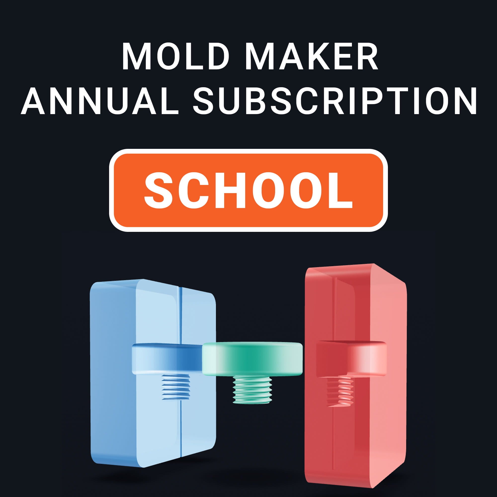 Action BOX Molder Maker Pro school and university subscription. Used to turn 3D models into two part molds instantly - no CAD required.