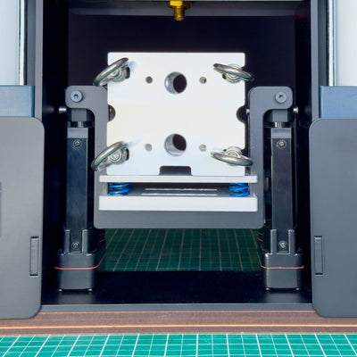 Mold lifters for INJEKTO 3 by Action BOX. Used to lift mold backers into the nozzle of the machine for perfect injections every time.