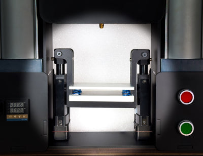 Mold lifters for INJEKTO 3 by Action BOX. Used to lift mold backers into the nozzle of the machine for perfect injections every time.