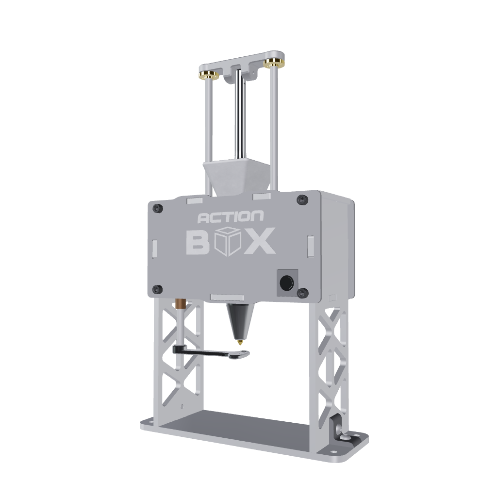 INJEKTO M INJECTO M metal injection molding machine used to make pure metal parts. Compatible with MASTE and FUSION MI. This is a 3D view of INJEKTO M.