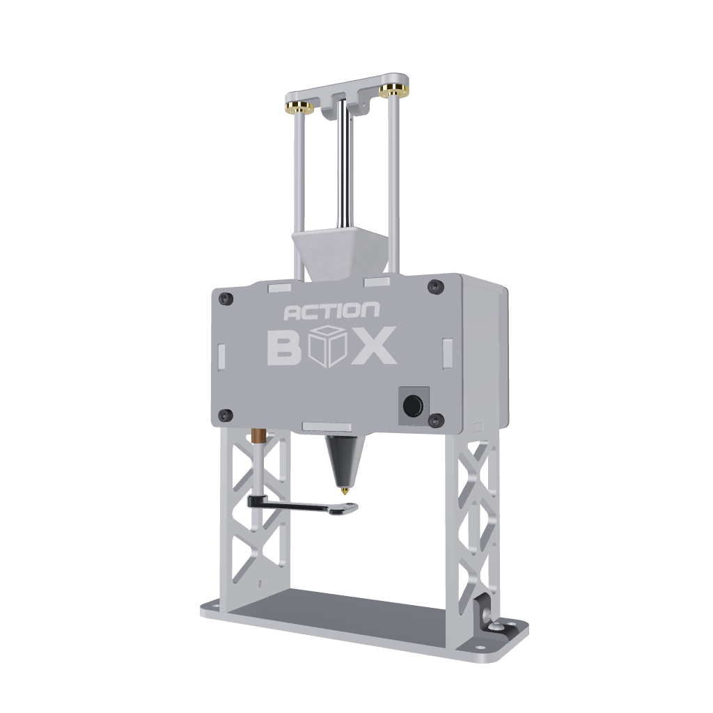 INJEKTO M INJECTO M metal injection molding machine used to make pure metal parts. Compatible with MASTE and FUSION MI. This is a 3D view of INJEKTO M.