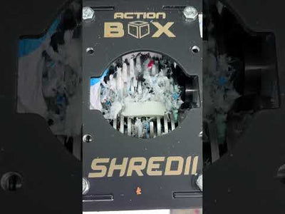 SHREDII 8 Mechanical Kit by Action BOX. Mini industrial shredder used to shred plastic, bottles, metal compatible with a motor. Shredder for tough materials.