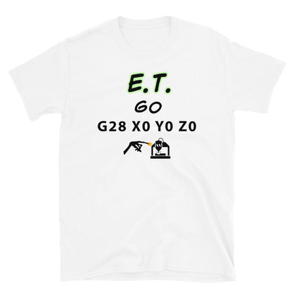 Action BOX merch. T-shirt. ET go home CNC Gcode 